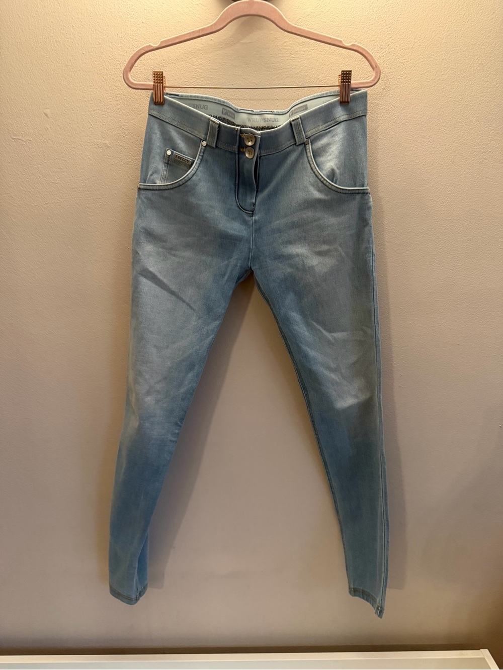 Freddy WR.UP Snug Light Wash Skinny Push Up Jeans Light Blue Size Medium US 6